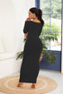round-neck-long-sleeve-maxi-wrap-dress Sophia's Trends - Sophia's Style-Black-M